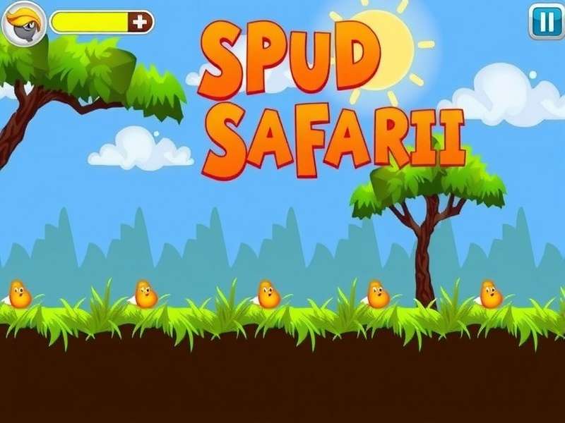 Spud Safari Game Screenshot
